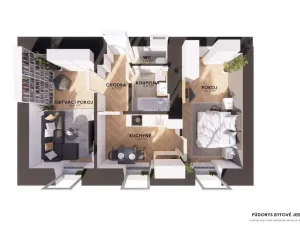 Prodej bytu 2+1, Úsobí, 62 m2