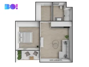 Pronájem bytu 2+kk, Ostrava, Důlní, 61 m2