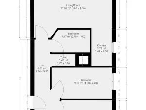 Pronájem bytu 3+kk, Praha - Újezd nad Lesy, Žiželická, 66 m2