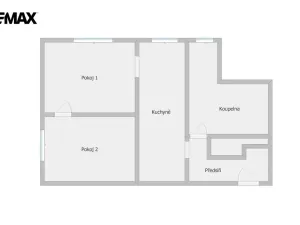 Pronájem bytu 2+1, Kralice nad Oslavou, Na Návsi, 52 m2