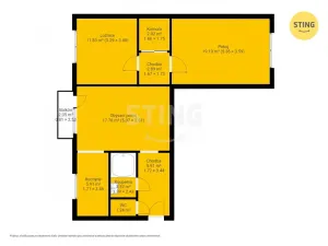 Prodej bytu 3+1, Valašské Meziříčí, Na Šištotě, 74 m2