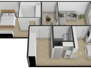 Prodej bytu 2+1, Písek - Budějovické Předměstí, Budovatelská, 66 m2