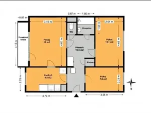 Prodej bytu 3+1, Brno, Mikuláškovo náměstí, 70 m2