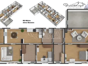 Prodej rodinného domu, Miličín, 121 m2