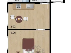 Prodej bytu 2+kk, Nučice, 60 m2