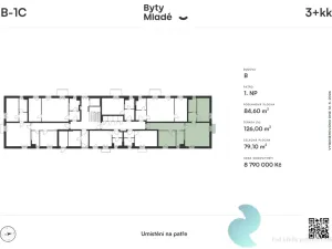 Prodej bytu 3+kk, České Budějovice - České Budějovice 5, 84 m2