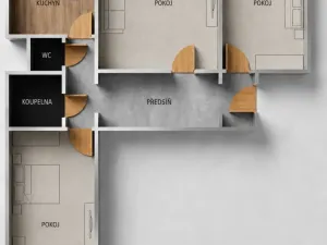Prodej bytu 3+1, Nový Jičín - Loučka, Na Lani, 76 m2