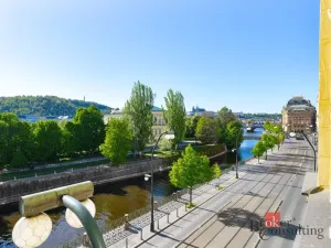 Pronájem bytu 3+1, Praha - Nové Město, Masarykovo nábřeží, 114 m2