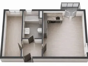 Pronájem bytu 2+kk, Heřmanova Huť, U Pondu, 60 m2