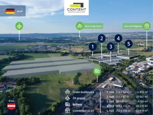 Pronájem skladu, České Budějovice - České Budějovice 7, Stradonická, 8890 m2