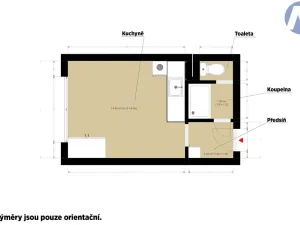 Prodej bytu 1+kk, Prachatice, nám. Přátelství, 22 m2