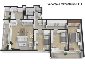 Prodej bytu 4+1, Praha - Vršovice, Kazašská, 93 m2