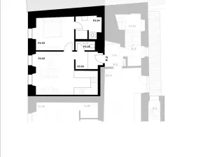 Pronájem bytu 2+kk, Písek, Gregorova, 47 m2