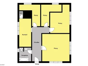 Pronájem bytu 2+1, Bělá pod Bezdězem, Husova, 76 m2