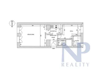 Prodej bytu 2+kk, Praha - Vinohrady, Lublaňská, 39 m2