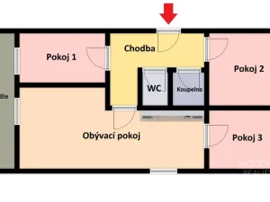 Pronájem bytu 4+kk, Praha - Krč, Horáčkova, 72 m2