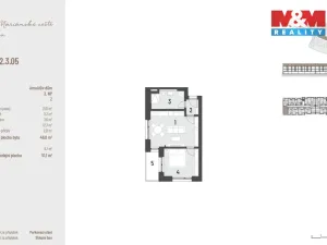 Prodej bytu 2+kk, Brandýs nad Labem-Stará Boleslav, Dřevčická, 46 m2
