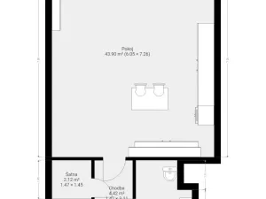 Pronájem bytu 1+kk, Slavkov u Brna, Slovanská, 57 m2