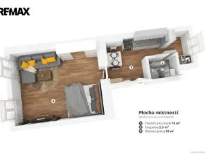 Pronájem bytu 1+1, Praha - Holešovice, Letohradská, 40 m2