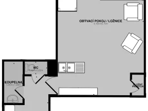 Prodej bytu 1+kk, Příbram - Příbram VII, Jana Drdy, 36 m2