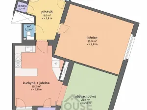 Prodej bytu 2+1, Praha - Libeň, 81 m2