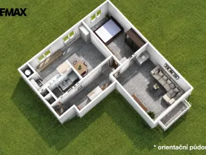 Pronájem bytu 3+kk, Olomouc - Nová Ulice, Wolkerova, 63 m2