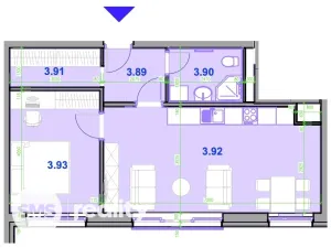 Pronájem bytu 2+kk, Pohořelice, Znojemská, 49 m2
