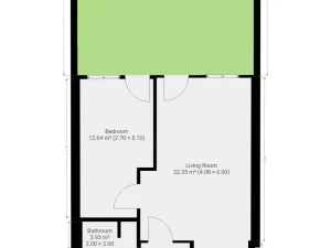 Pronájem bytu 2+kk, Praha - Vysočany, Gerstelova, 52 m2
