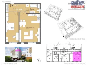 Pronájem bytu 2+kk, České Budějovice - České Budějovice 2, 75 m2