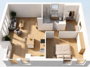 Prodej chalupy, Lančov, 62 m2