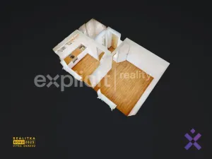 Pronájem bytu 1+1, Vsetín, Na Hrázi, 31 m2