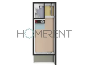 Pronájem bytu 1+kk, Praha - Háje, Sochorcova, 33 m2