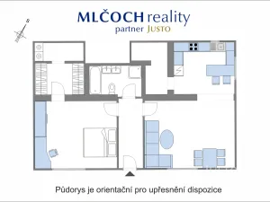 Prodej bytu 2+1, Brno - Lesná, Kosatcová, 80 m2