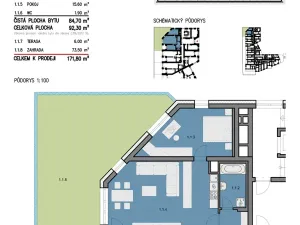 Prodej bytu 3+kk, Šlapanice, Brněnská, 92 m2