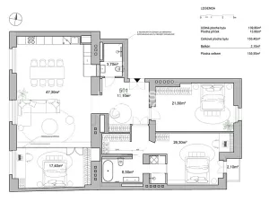Prodej bytu 3+kk, Praha - Vinohrady, Mánesova, 153 m2