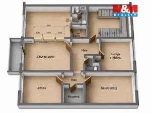 Prodej bytu 4+1, Frýdek-Místek - Frýdek, Habrová, 97 m2