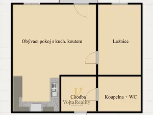 Prodej bytu 2+kk, Olomouc, Třída Jiřího Pelikána, 60 m2