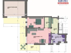 Prodej bytu 3+kk, Lipno nad Vltavou, 64 m2
