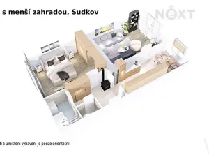 Prodej bytu 2+1, Sudkov, 74 m2