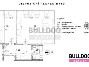 Pronájem bytu 2+kk, Praha - Libeň, Zenklova, 60 m2