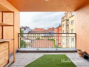 Pronájem bytu 2+kk, Praha - Vršovice, Petrohradská, 60 m2