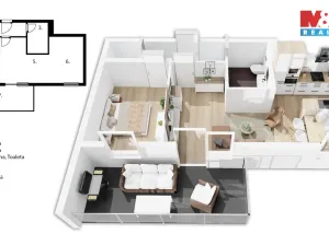 Prodej bytu 2+kk, Jablonec nad Nisou, Dvorská, 57 m2