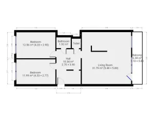 Pronájem bytu 3+kk, Praha - Ruzyně, Dědinská, 77 m2