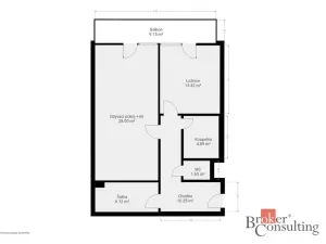 Pronájem bytu 2+kk, Plzeň - Černice, Nepomucká, 64 m2