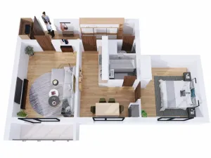 Prodej bytu 2+1, Uničov, Hrdinů, 52 m2