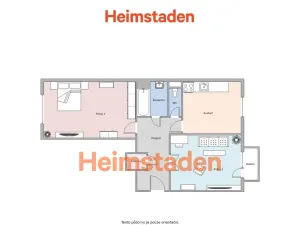 Pronájem bytu 2+1, Havířov - Město, Dělnická, 58 m2
