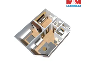 Prodej bytu 2+1, Ostrava - Bělský Les, Horní, 55 m2
