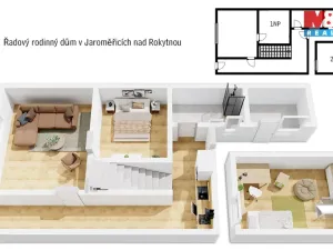 Prodej rodinného domu, Jaroměřice nad Rokytnou, Vrchlického, 75 m2