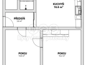 Pronájem bytu 2+1, Litoměřice - Předměstí, Palackého, 61 m2