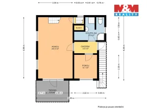 Prodej chaty, Oslnovice, 76 m2